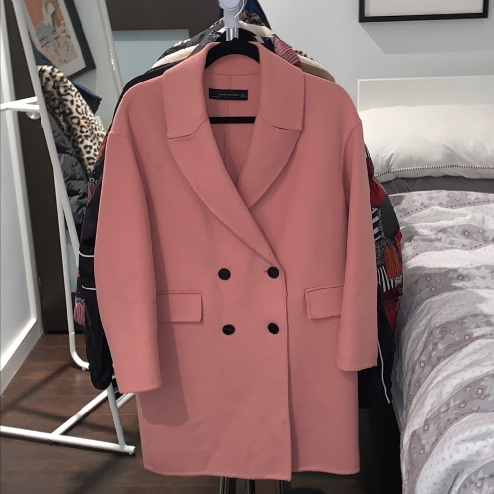 *ZARA WOOL BLEND COAT *